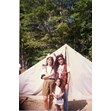 Camp Solelim campers in costume standing in front of a tent, ca. 1990. Ontario Jewish Archives, Blankenstein Family Heritage Centre, accession 2014-10-3.|